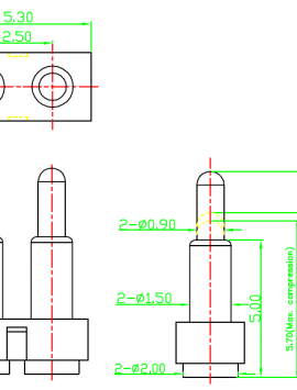 SMD pogo pin connector 7.5mm